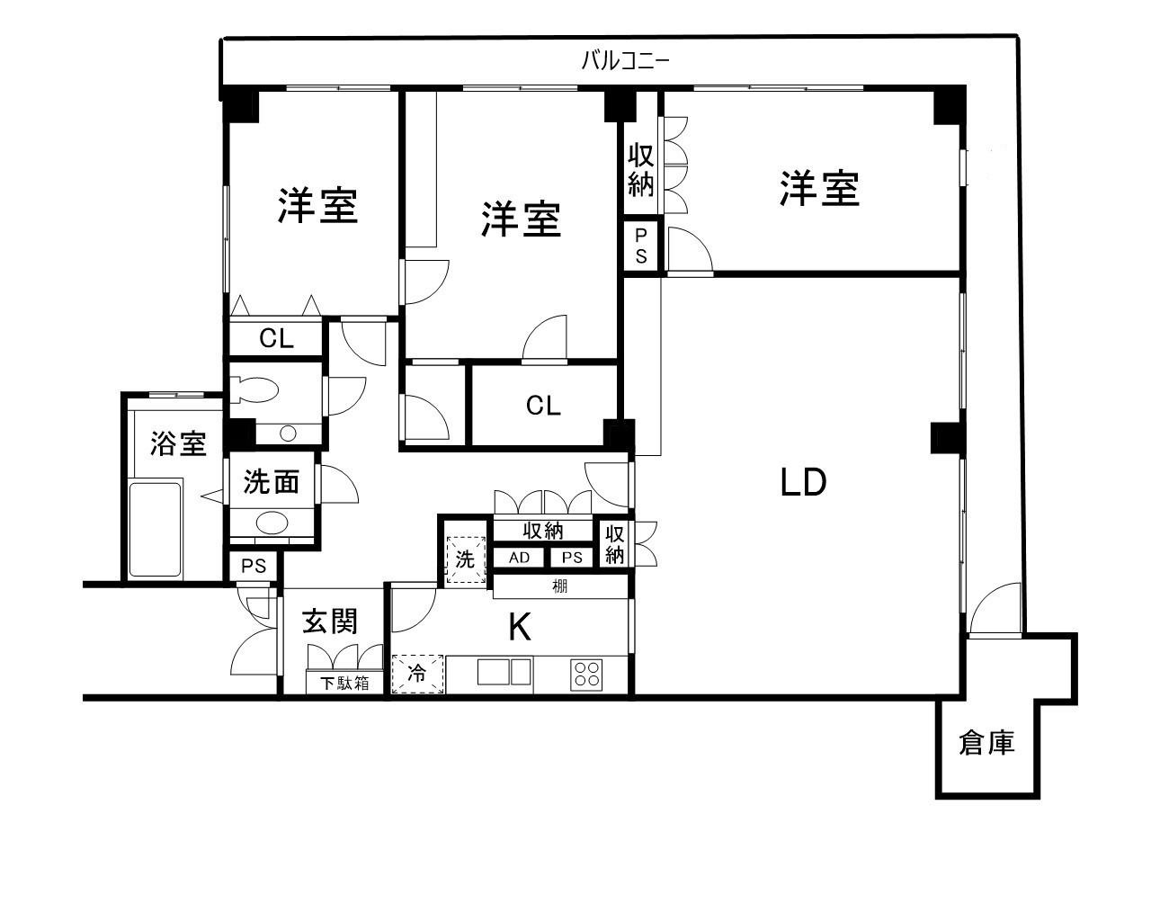 ドムス青山の間取り