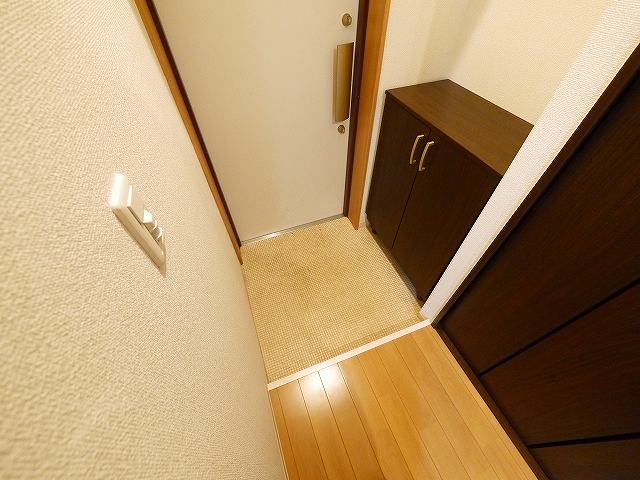 玄関　落ち着いた玄関です