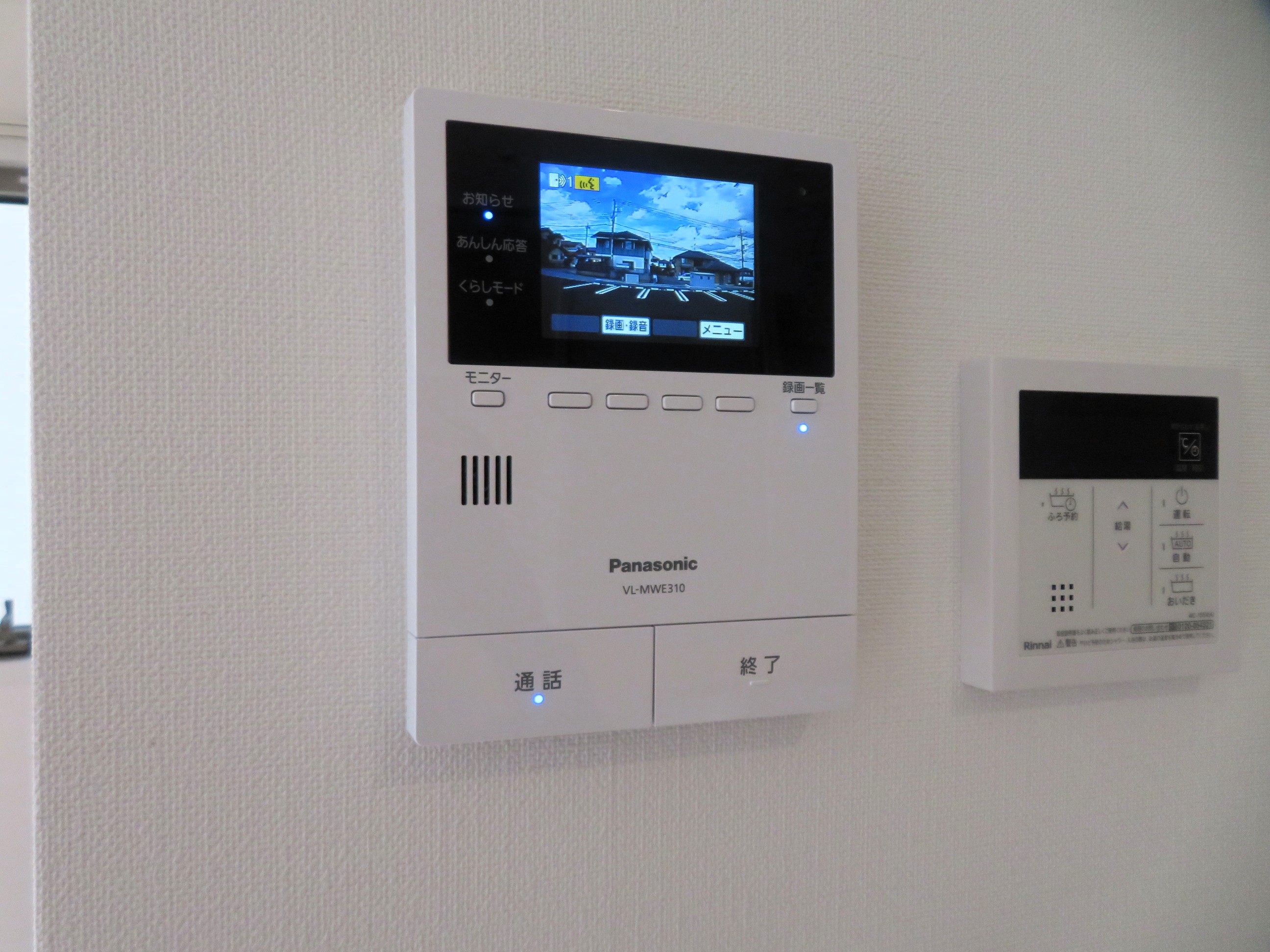 セキュリティ　来た人の顔がわかり安心です！