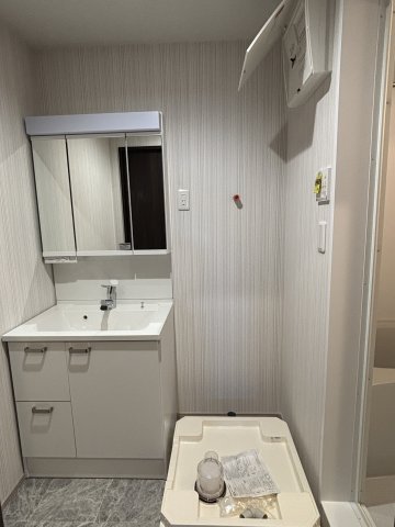 洗面設備　303号室写真