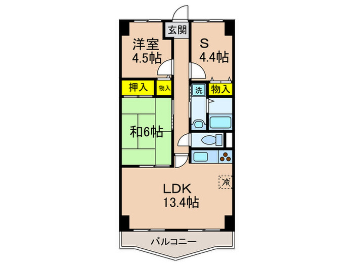 リメ-ン檜の間取り写真