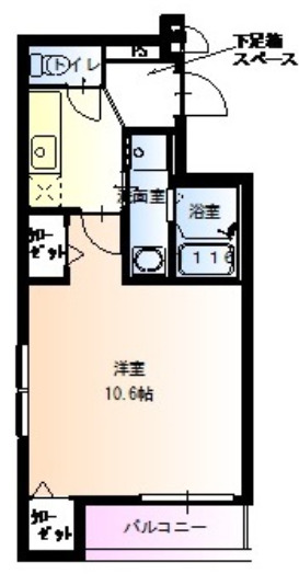 フジパレス山之内II番館の間取り写真