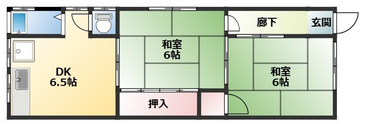 山翠荘の間取り写真
