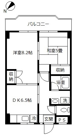 パールハイツIの間取り