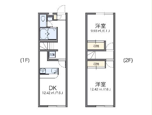 レオパレスシャルマンIIの間取り