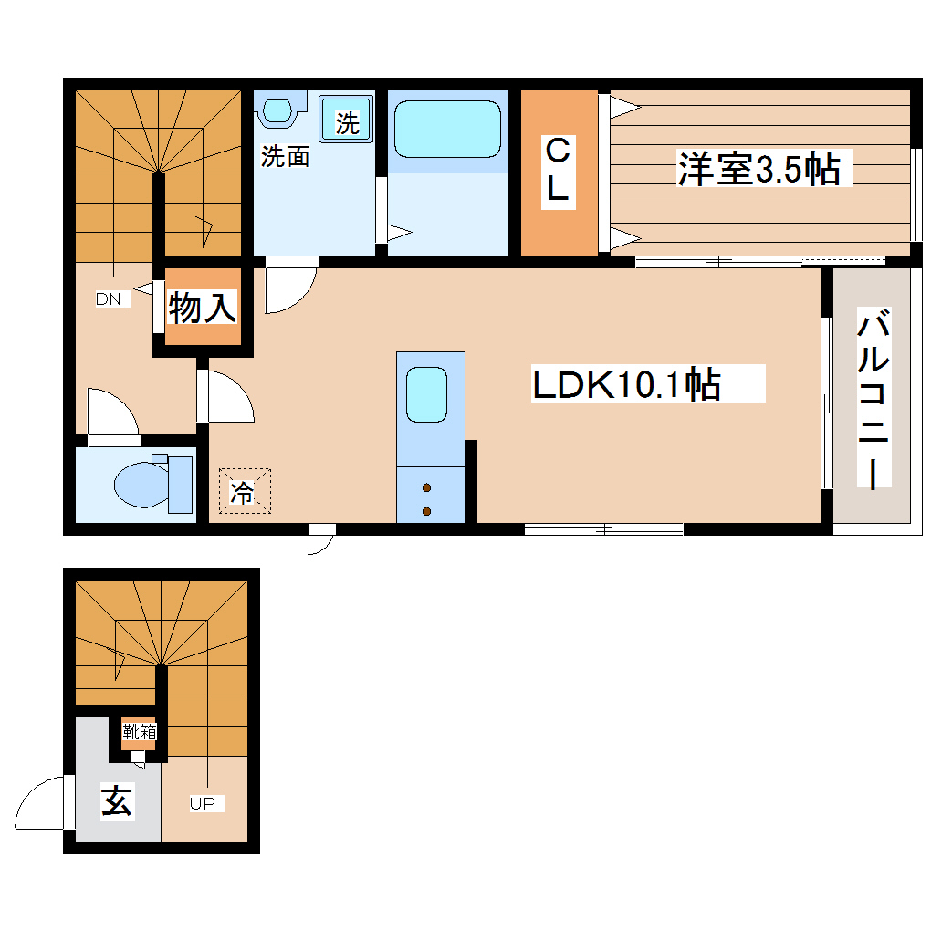fleul葉山の間取り