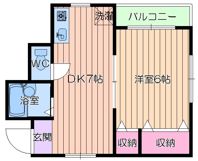 ハイツダウンタウンの間取り