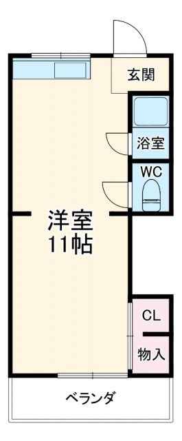 新浅井荘の間取り