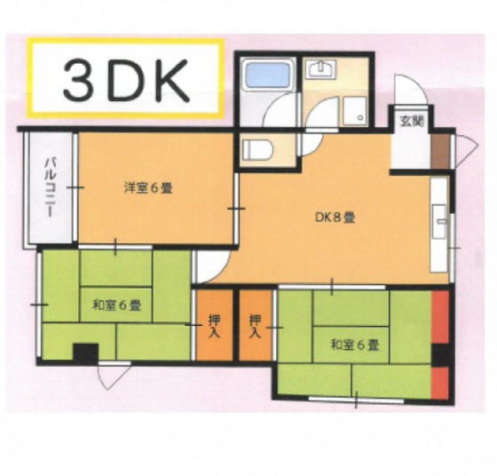 広島県広島市東区温品６（マンション）の賃貸物件の間取り