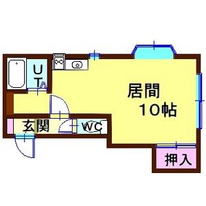 北海道札幌市手稲区前田十条１４（アパート）の賃貸物件の間取り