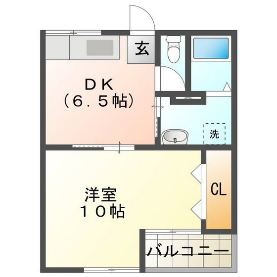 ダイムコーポ大池IIの間取り