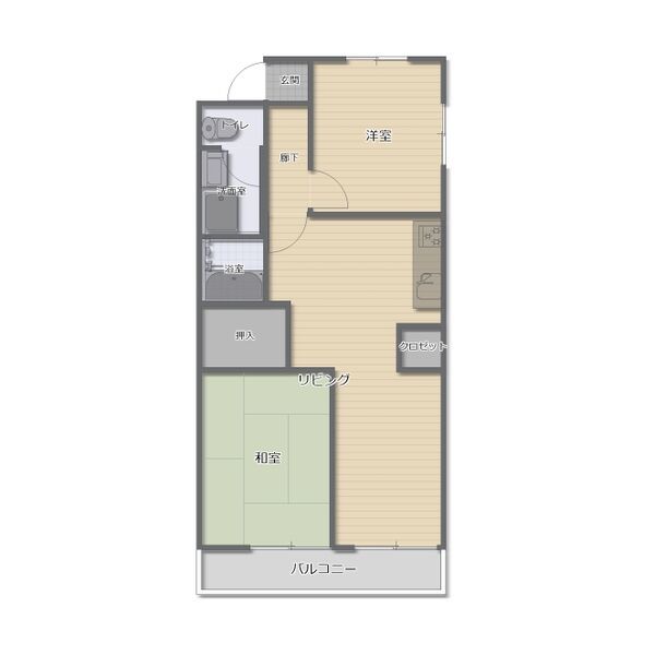 マンションスピーリアの間取り