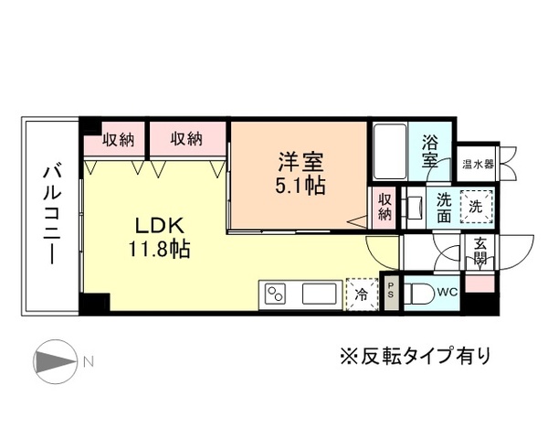 プレステージ富山の間取り