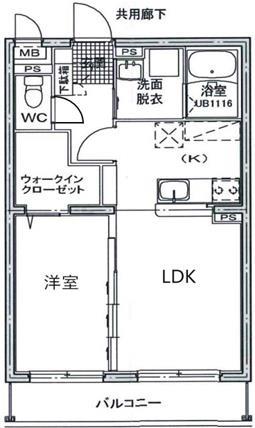 ユーミーマンション別府石垣２ｎｄの間取り