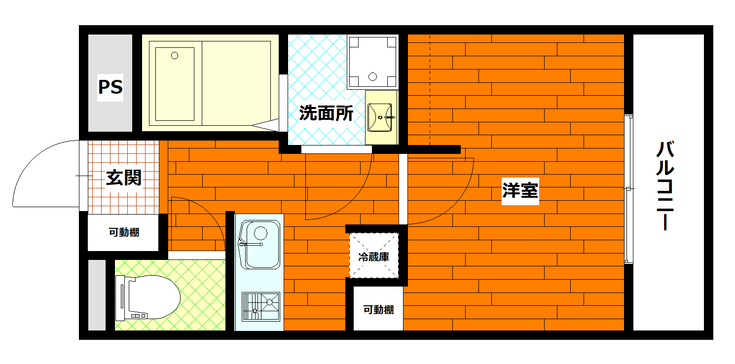 コーポ木村の間取り