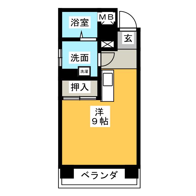 レディース徳川の間取り