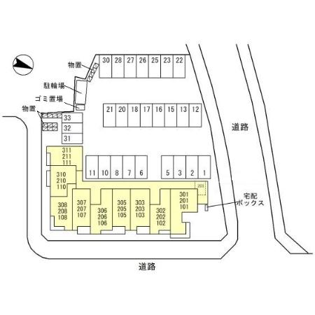 【小矢部市石動町のアパートのその他】