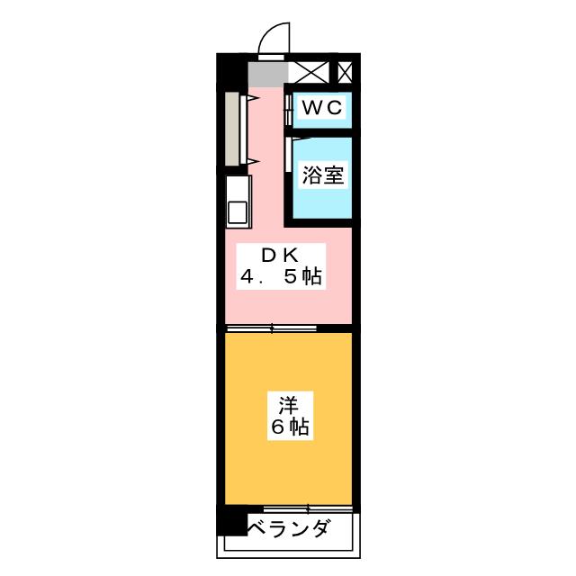 ユーゲント東海の間取り