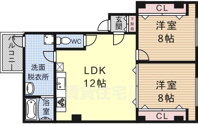 塚本通ビルの間取り