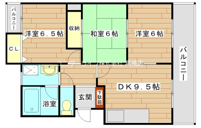 ハイツ高丸の間取り