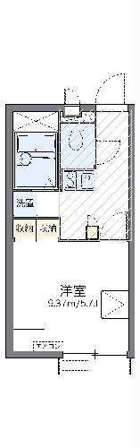 レオパレスパーシモンズの間取り