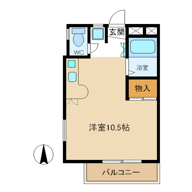 ウィル南成瀬Ｂ棟の間取り