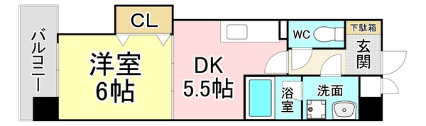 サンメゾン清水の間取り