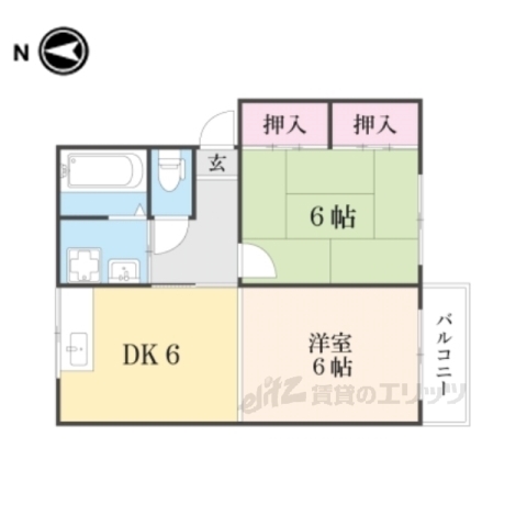 さくらハイツの間取り