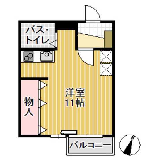 パールハイツとなみ１の間取り