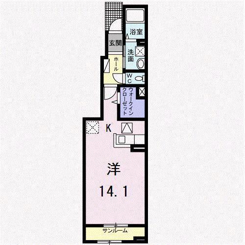 ［大東建託］グラン・フォレスト　Ｂの間取り