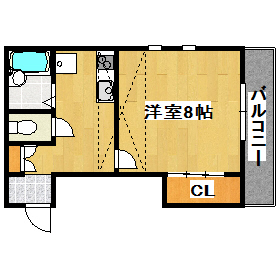 フェリオ野添の間取り