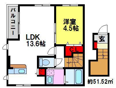 アルカンシェル吉田の間取り