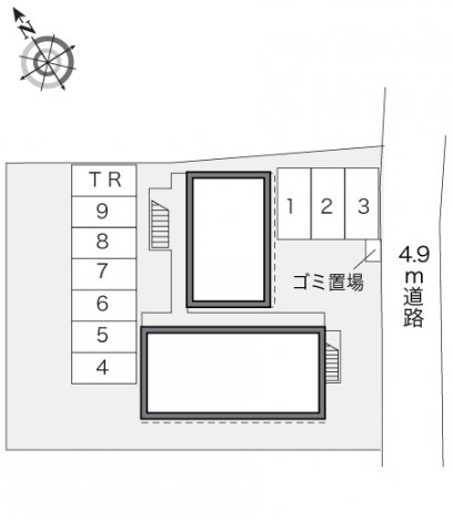 【レオパレス富秋のエントランス】