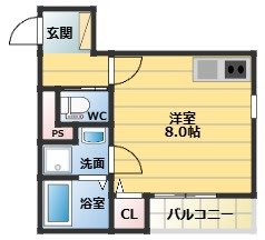 （仮）小郡新築アパートの間取り