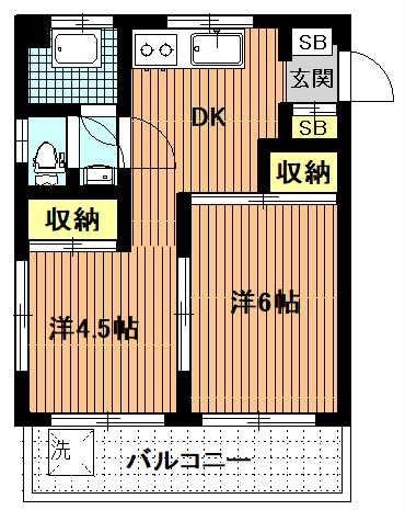 岩佐ビルの間取り