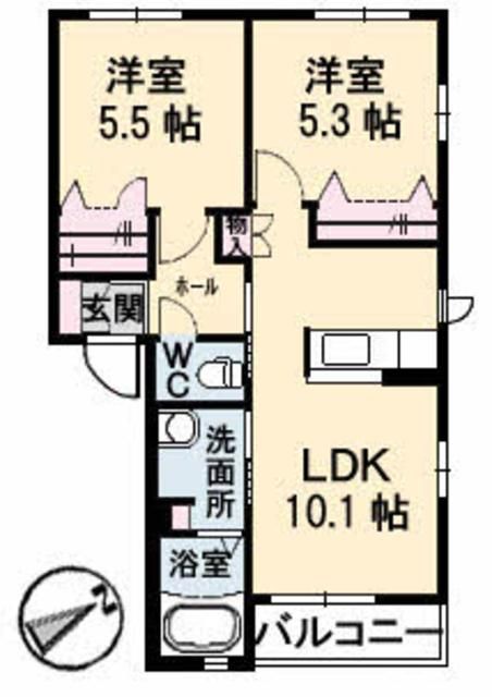 ラガール三滝の間取り