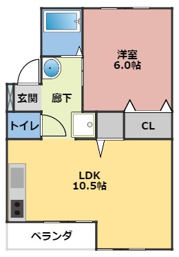 HILLS観音寺　ＥＡＳＴの間取り