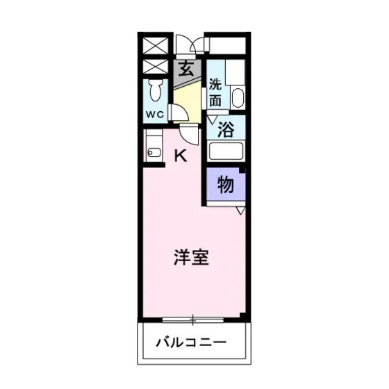 【広島市安佐南区緑井のマンションの間取り】