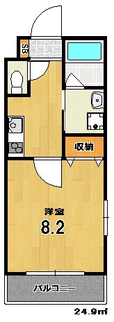 リアン藤森の間取り