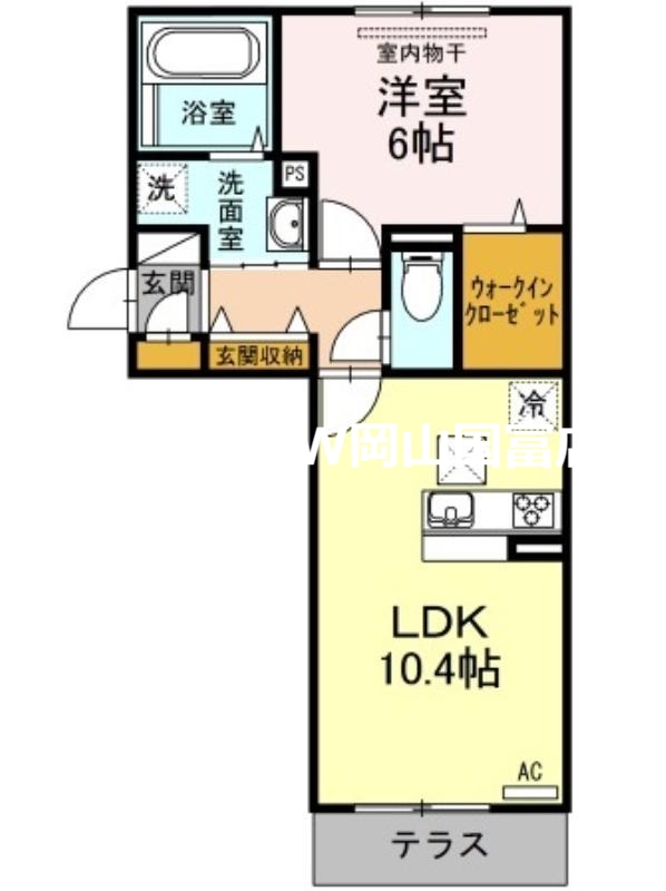 Merveille　Ｂ棟の間取り