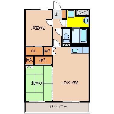 サンライズ吉村の間取り