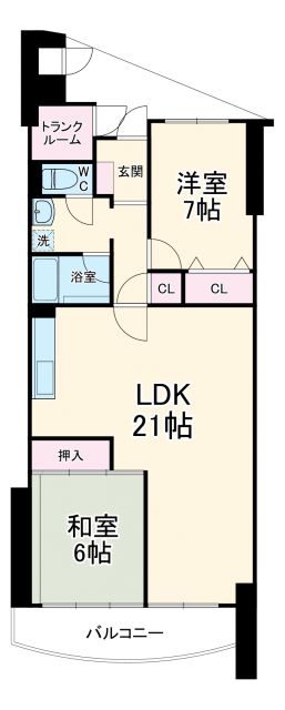 コンドミニアム千里中央の間取り