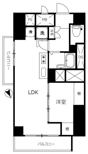 市ヶ谷グリーンハイツの間取り