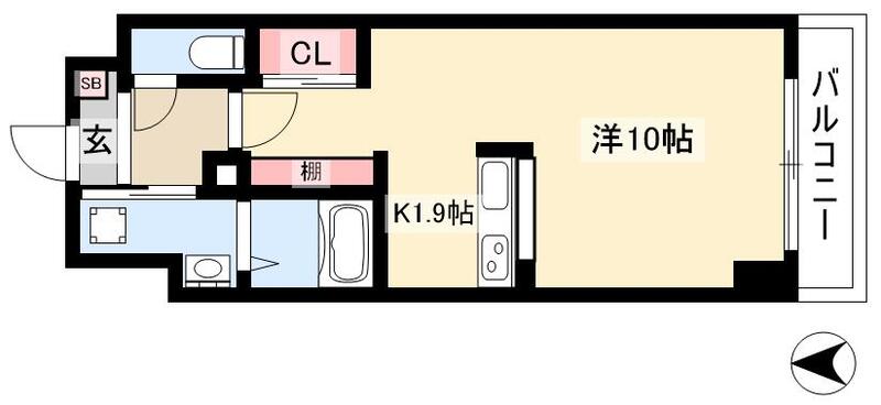 S-FORT金山の間取り