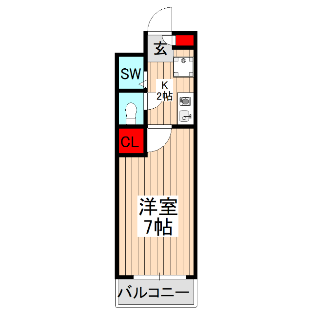 パークヒルズの間取り