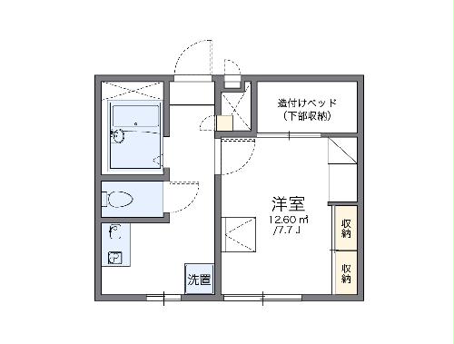 レオパレスドミールの間取り