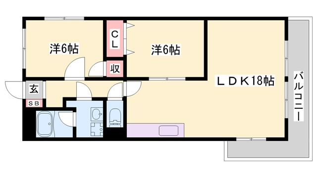 ルミエール弐番館の間取り