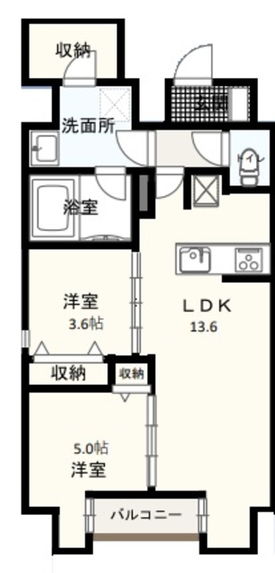 W-gates Towerの間取り