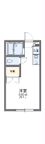 レオパレス大間の間取り