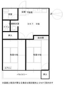 府中市是政のマンションの間取り